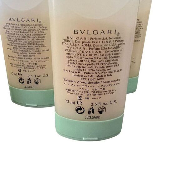 Lot of 20 BVLGARI EAU PARFUMÉE AU THE VERT 75ML HAIR CONDITIONER Total 1.5Liters - Picture 5 of 7